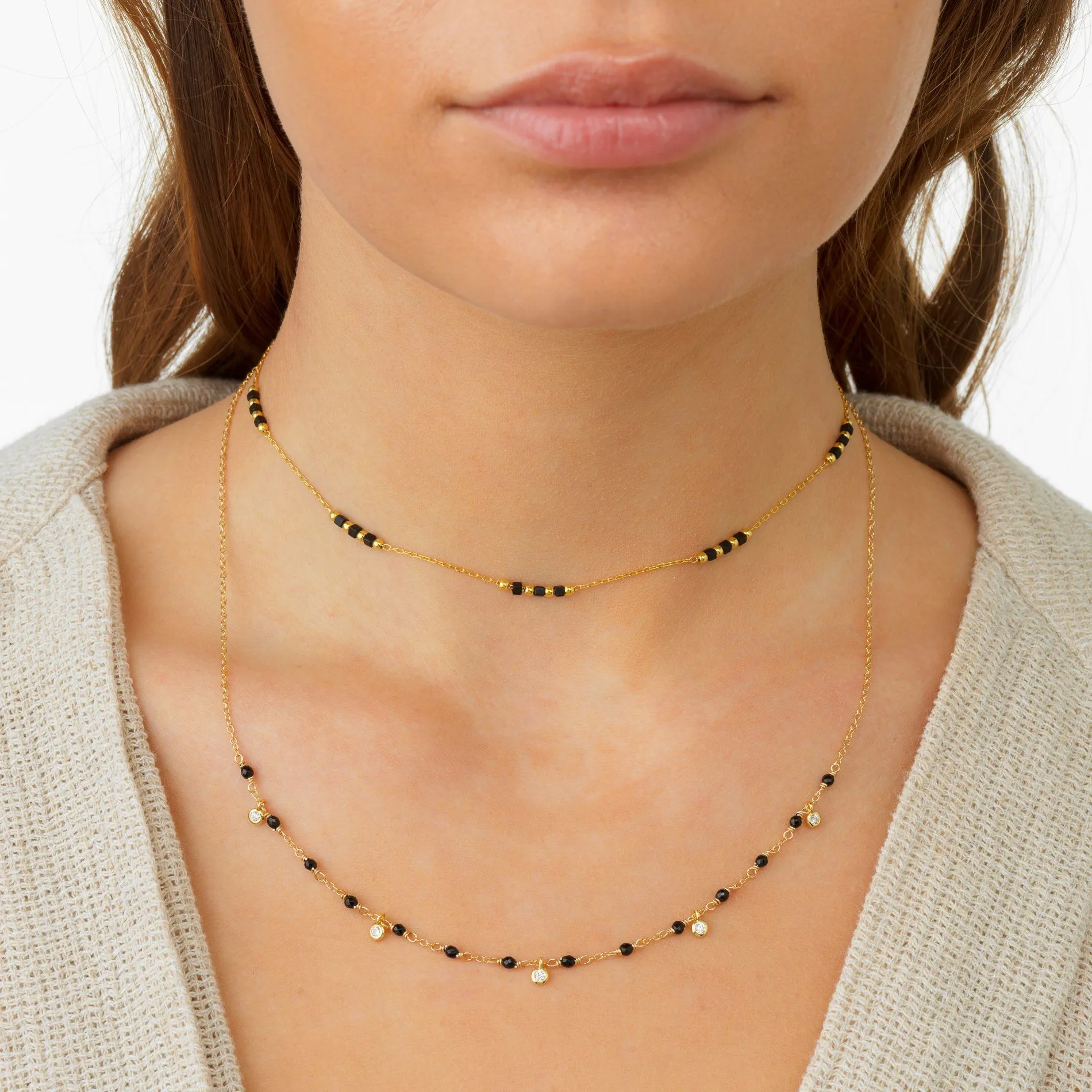 Stone Chain Necklace