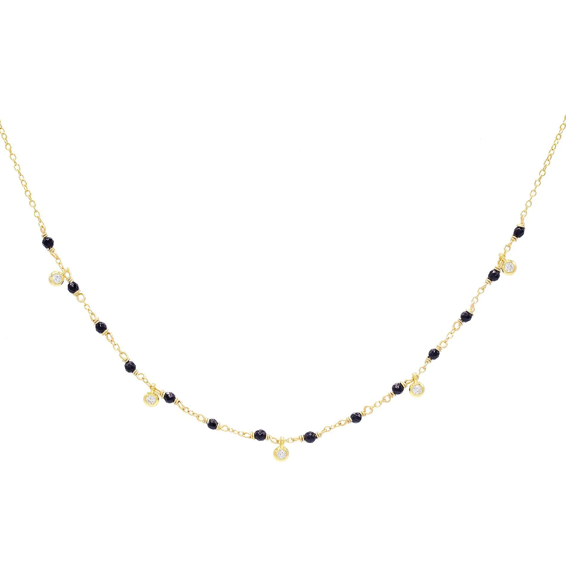 Stone Chain Necklace