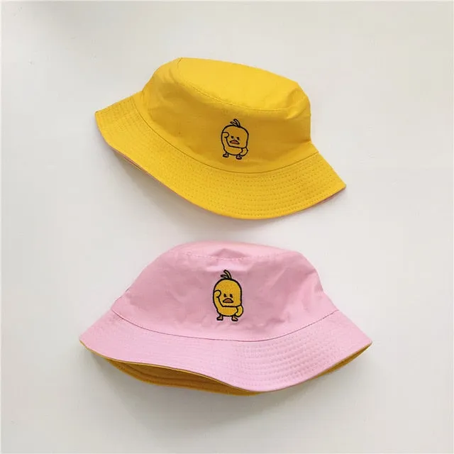 Summer  Bucket Hat for men women Fashion cotton reversible Bob Femme Caps Panama sad boys fold Sun  beach fisherman hat