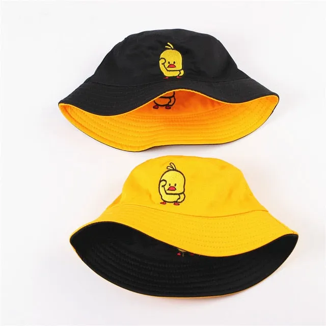 Summer  Bucket Hat for men women Fashion cotton reversible Bob Femme Caps Panama sad boys fold Sun  beach fisherman hat