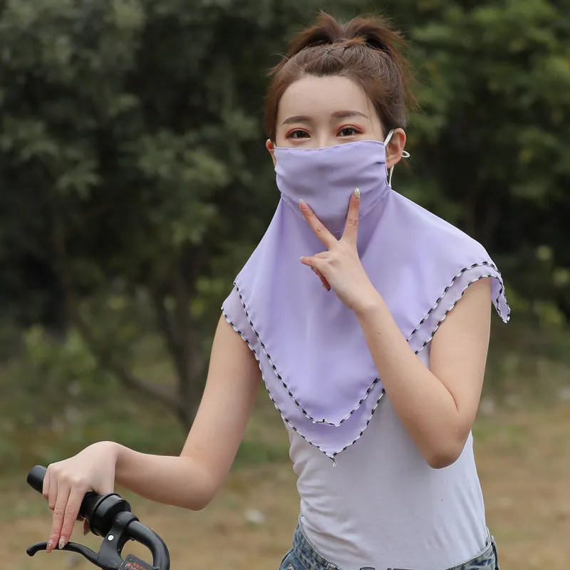 Sunscreen mask scarves