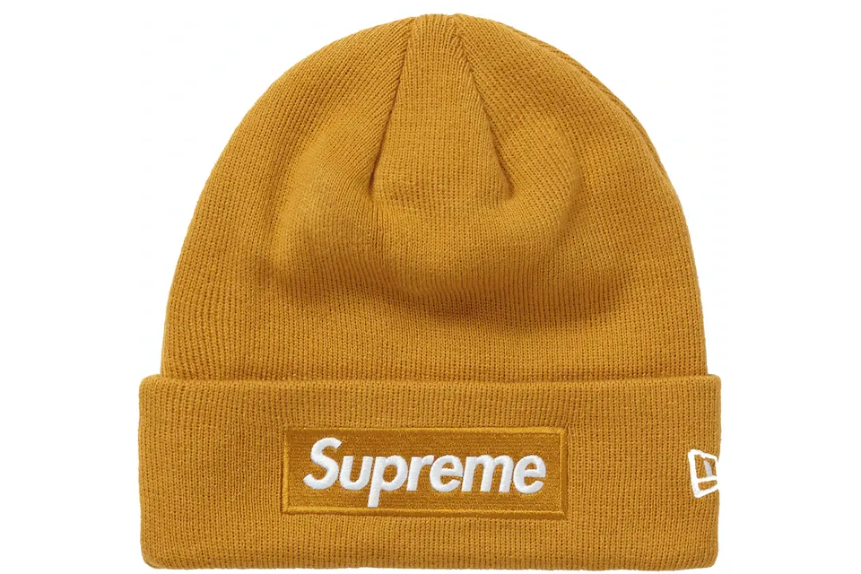 Supreme "Box Logo" Beanie Light Mustard