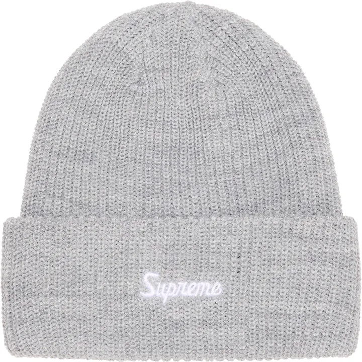 Supreme "Loose Gauge" Beanie Heather Grey