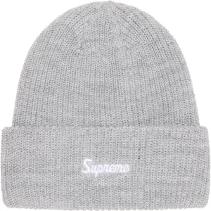 Supreme "Loose Gauge" Beanie Heather Grey