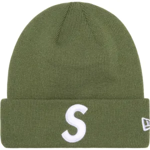 Supreme "S Logo - FW23" Beanie Olive