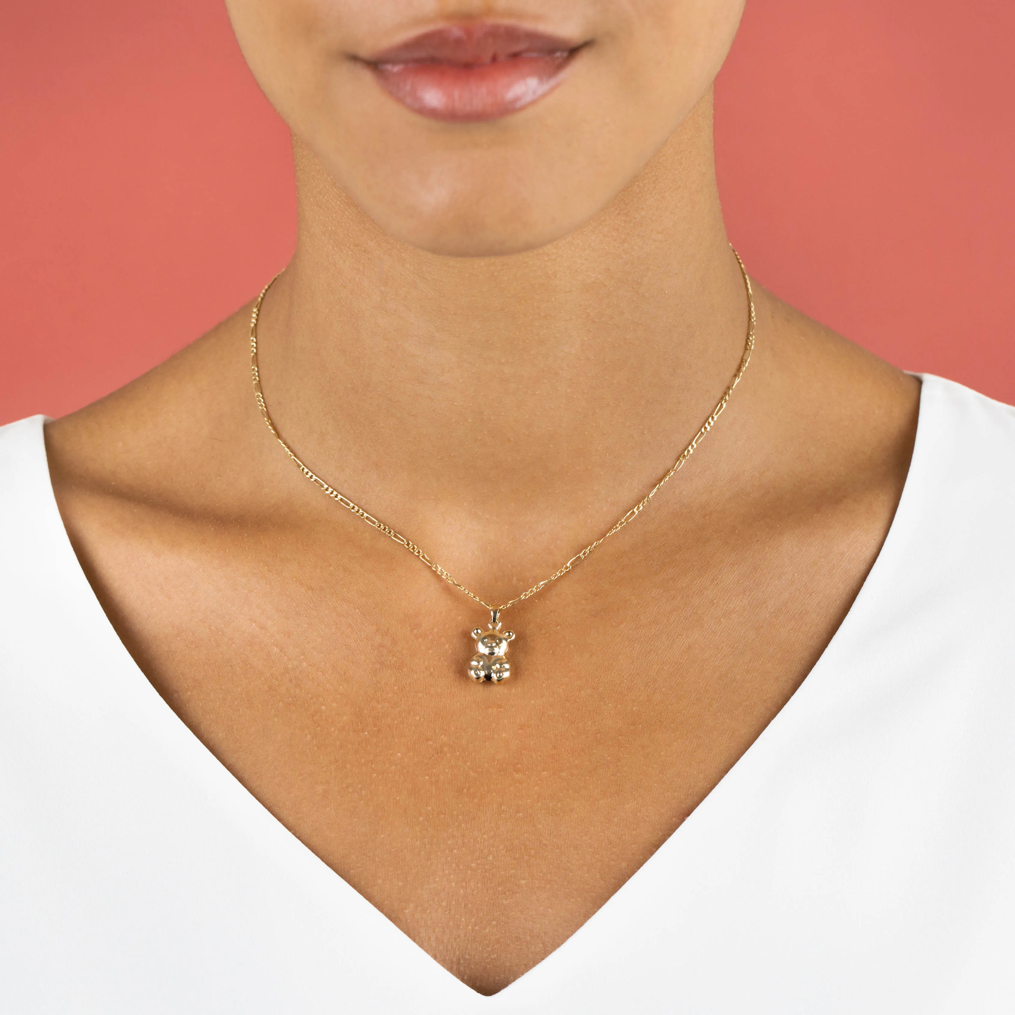 Teddy Bear Charm 14K