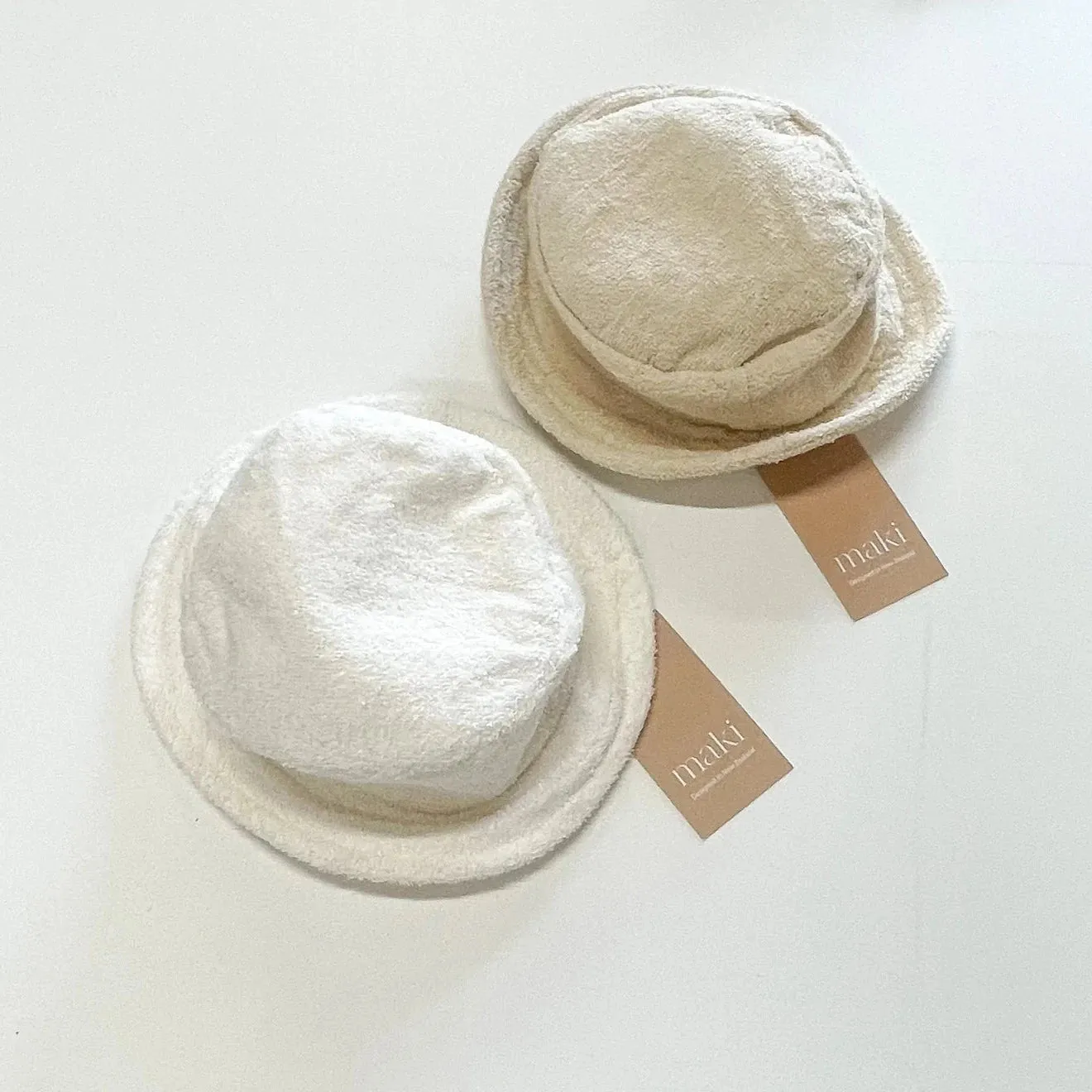 Terry Toweling Bucket Hat - Oat