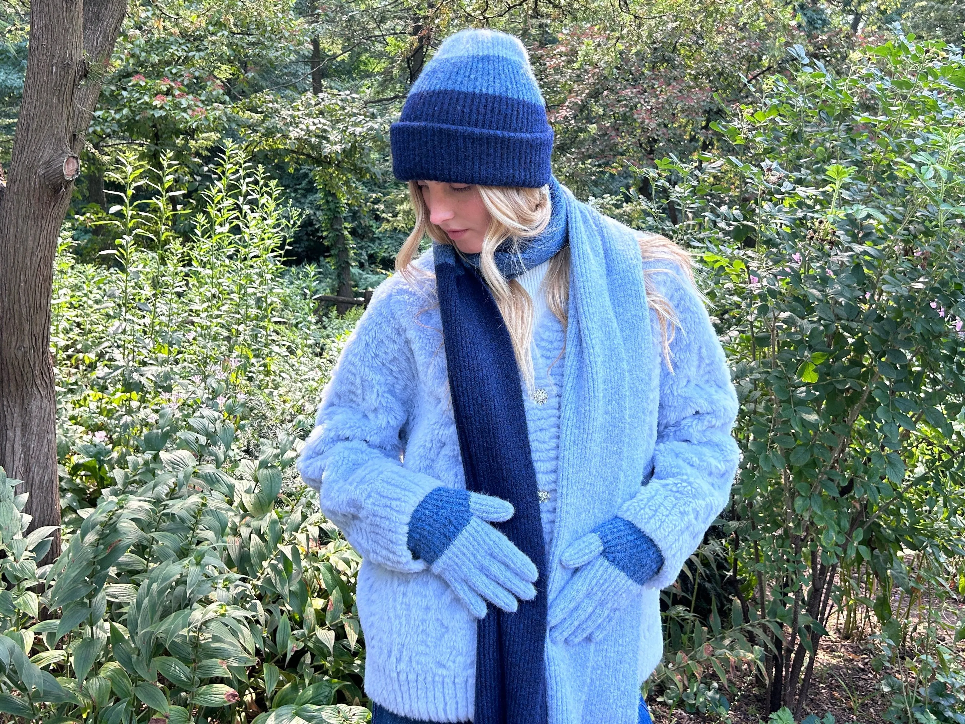 The Blue Big Sky Gloves