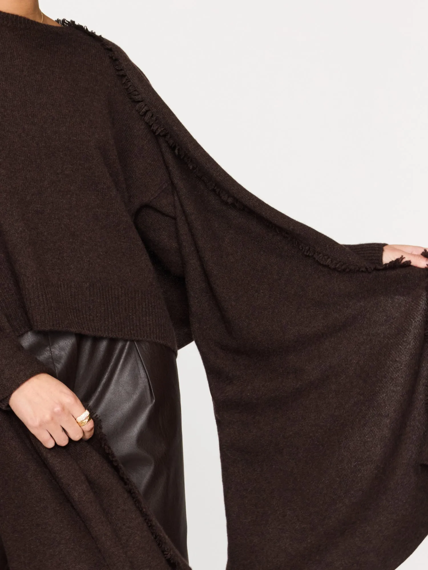 The Cashmere Fringe Wrap