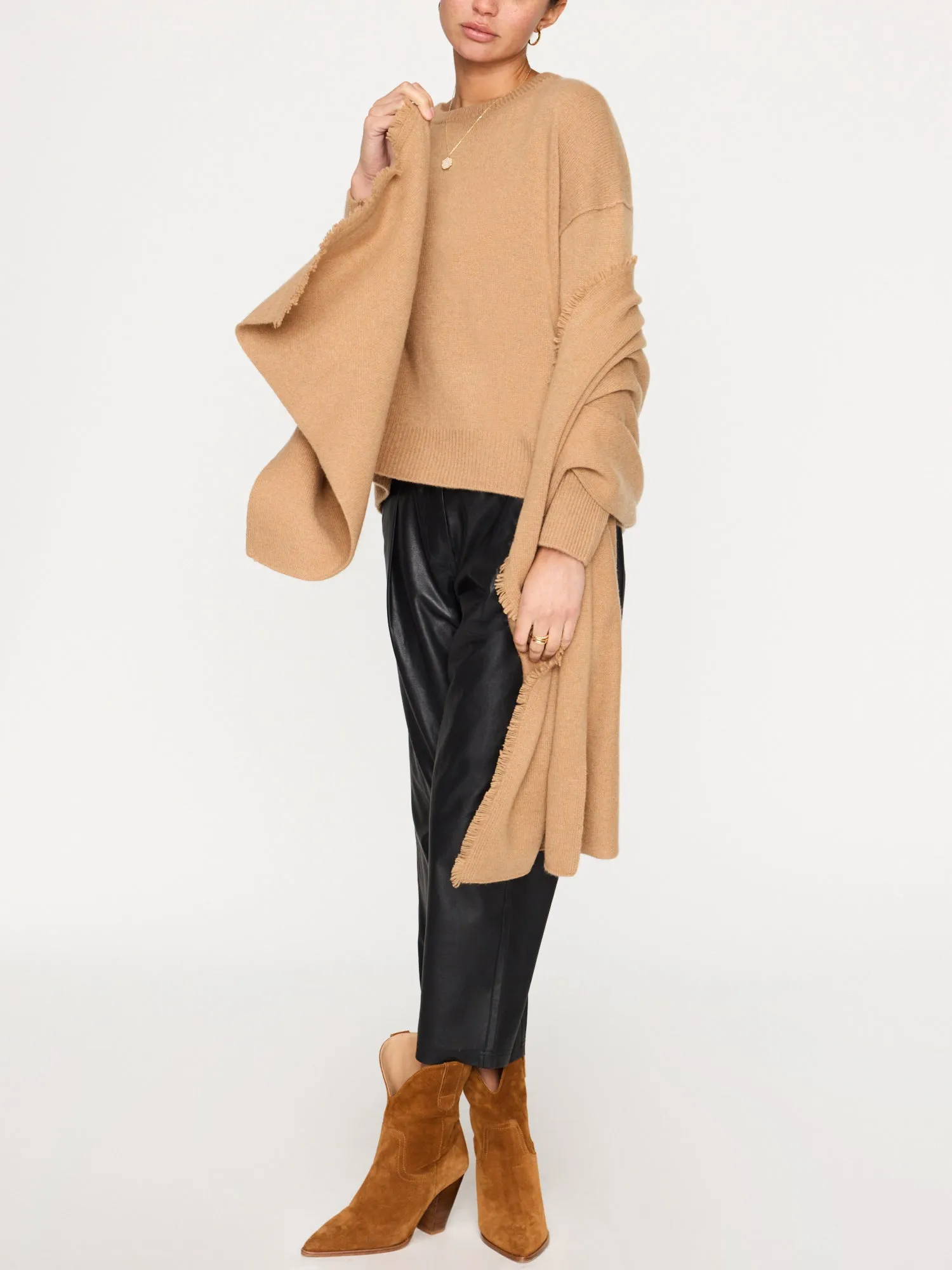 The Cashmere Fringe Wrap