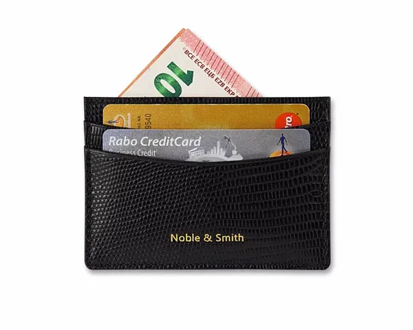 The Lizard Slim Leather Card Holder