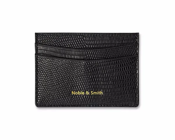 The Lizard Slim Leather Card Holder