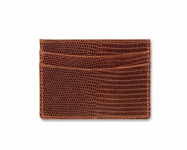The Lizard Slim Leather Card Holder