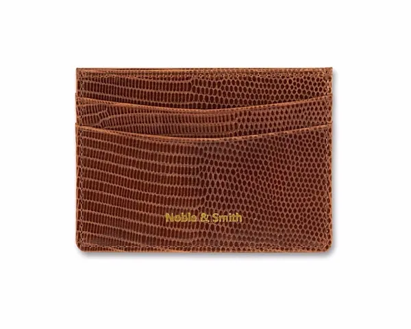 The Lizard Slim Leather Card Holder