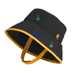 The North Face Baby Class V Brimmer (TNF Black Tossed Logo Grid/TNF Yellow)