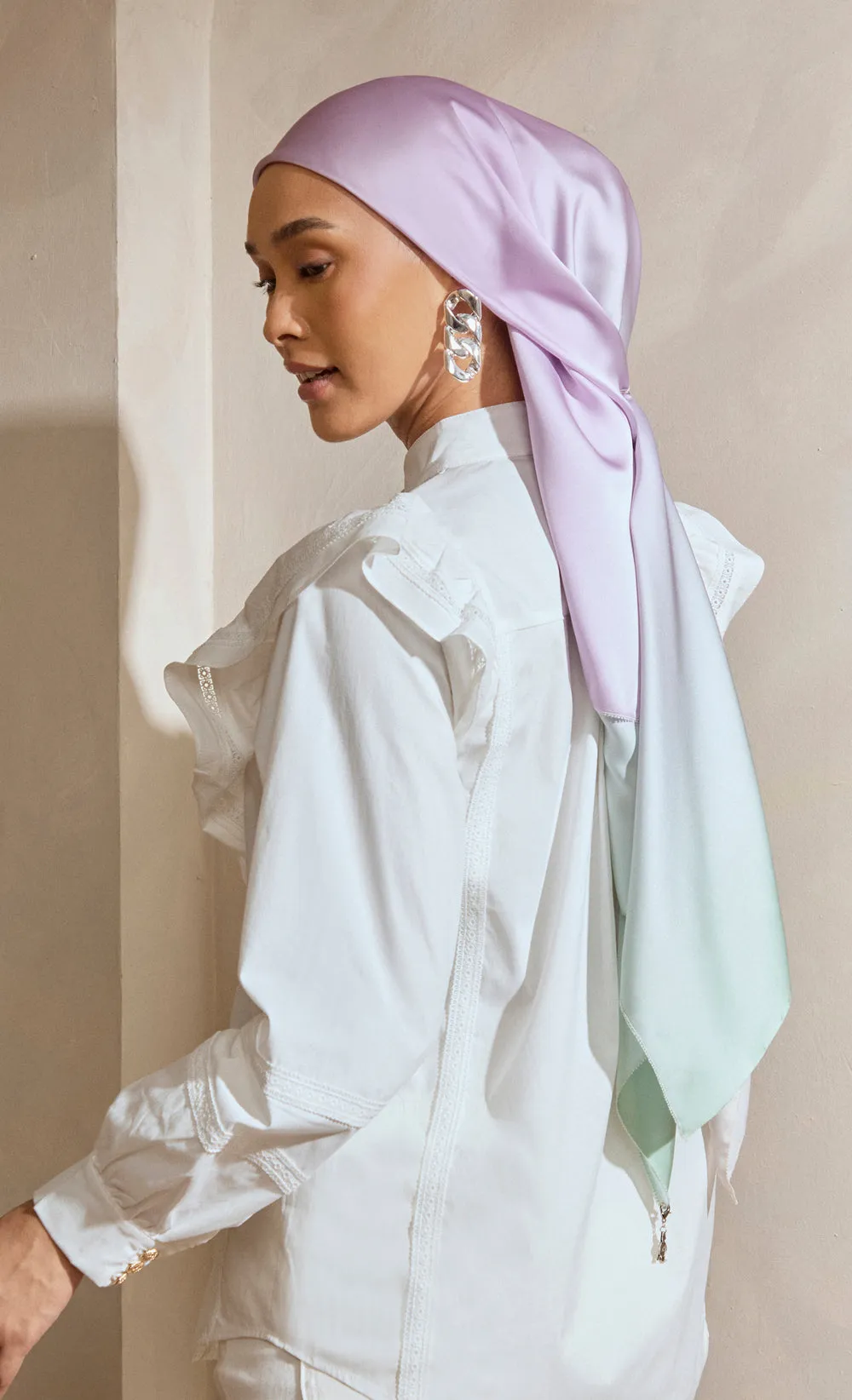 The Oops dUCk Square Scarf in Horizon Tint