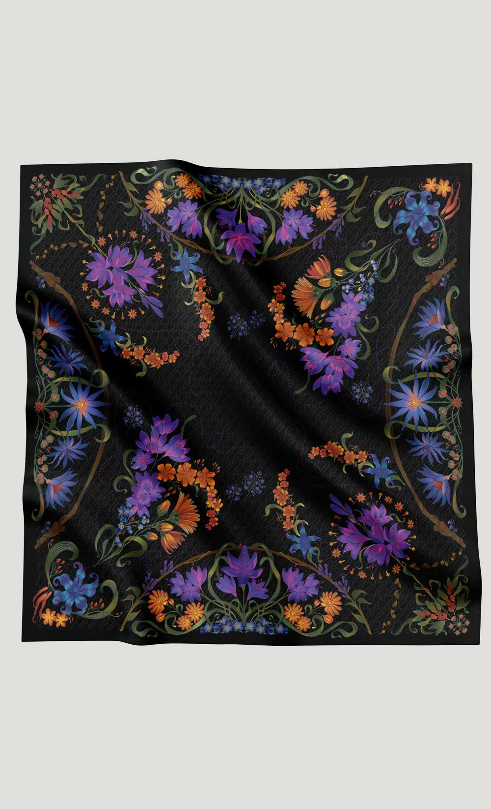 The Spice dUCk Voile Square Scarf in Saffron