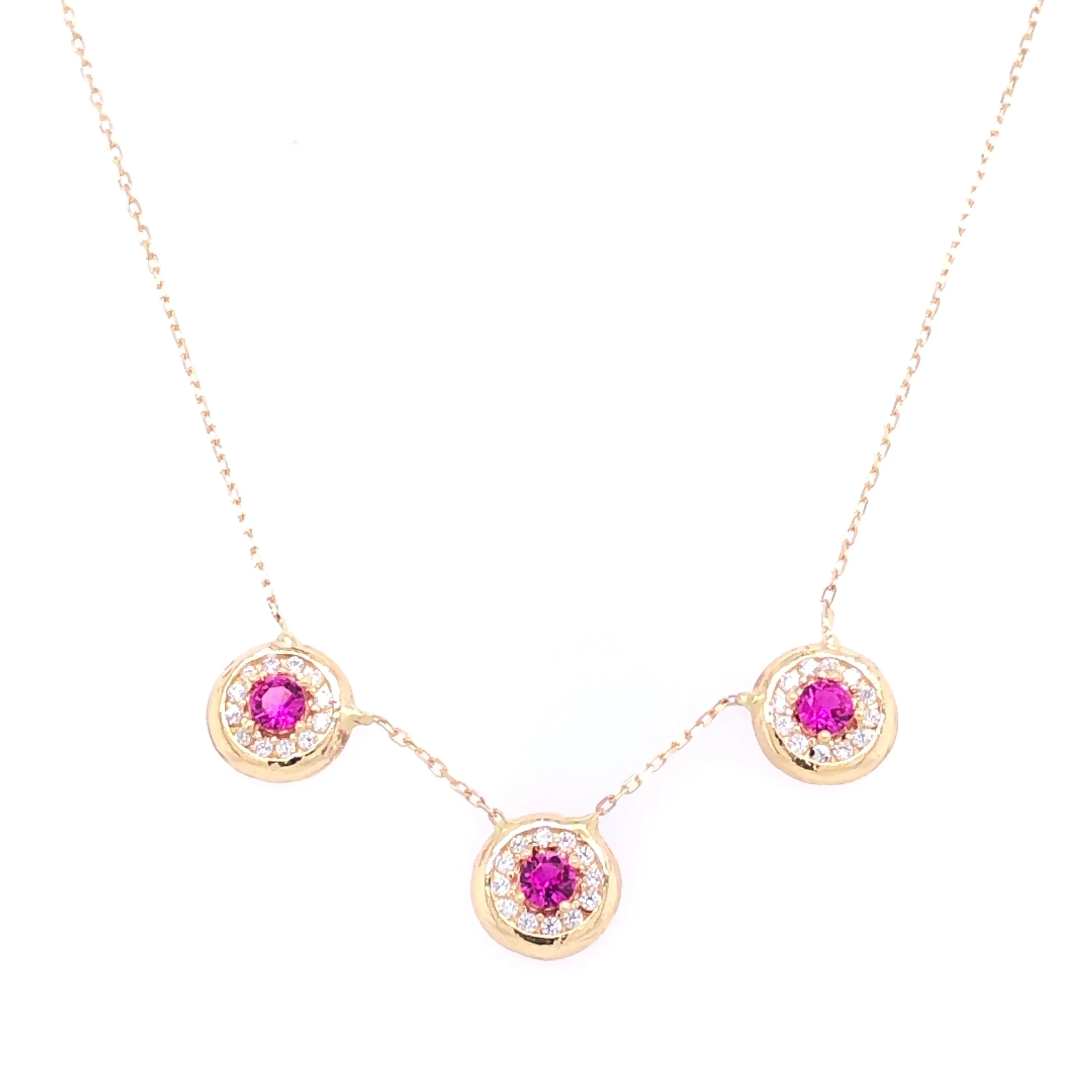 Three Circle Necklaces 51718