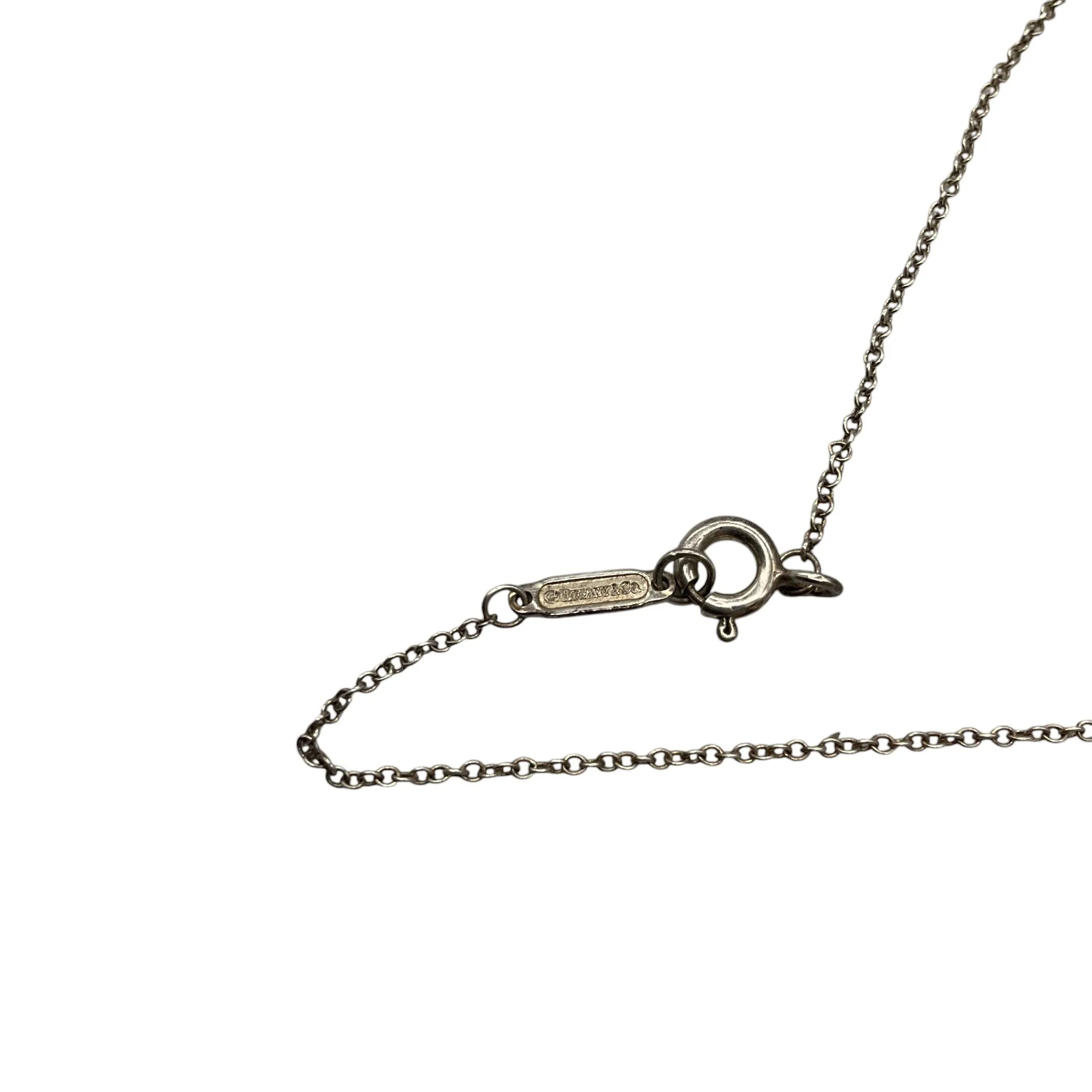 Tiffany & Co. Sterling Silver Double Heart Necklace