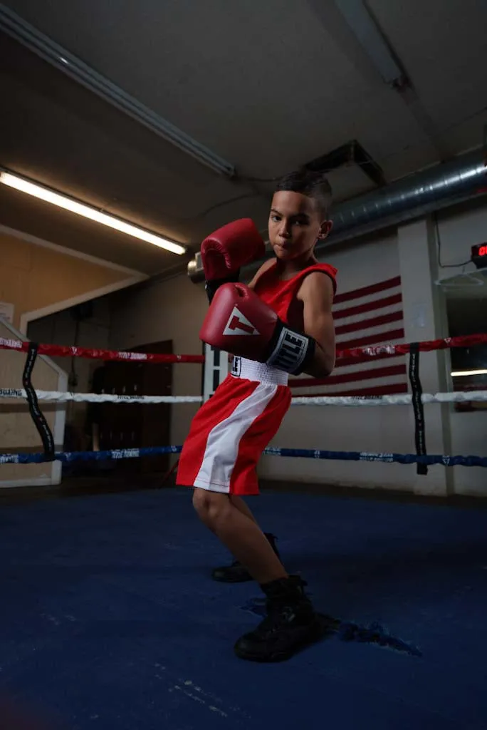 TITLE Boxing USA Boxing Competition Boxing Gloves - Elastic