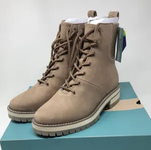 Toms Frankie Combat Boot In Neutral Tan (water resistant)