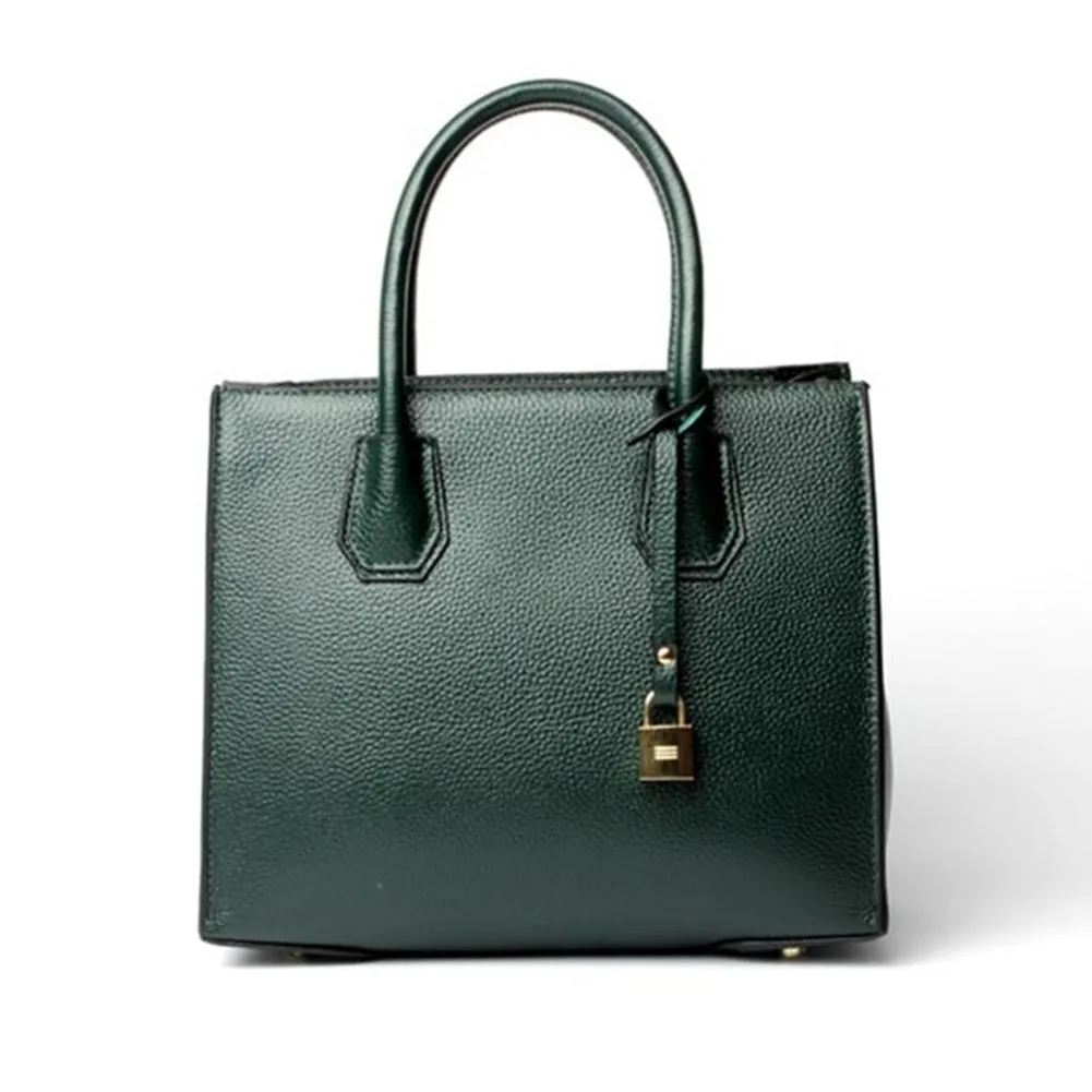 Top-Handle / Crossbody Bag  <br>Genuine-Leather