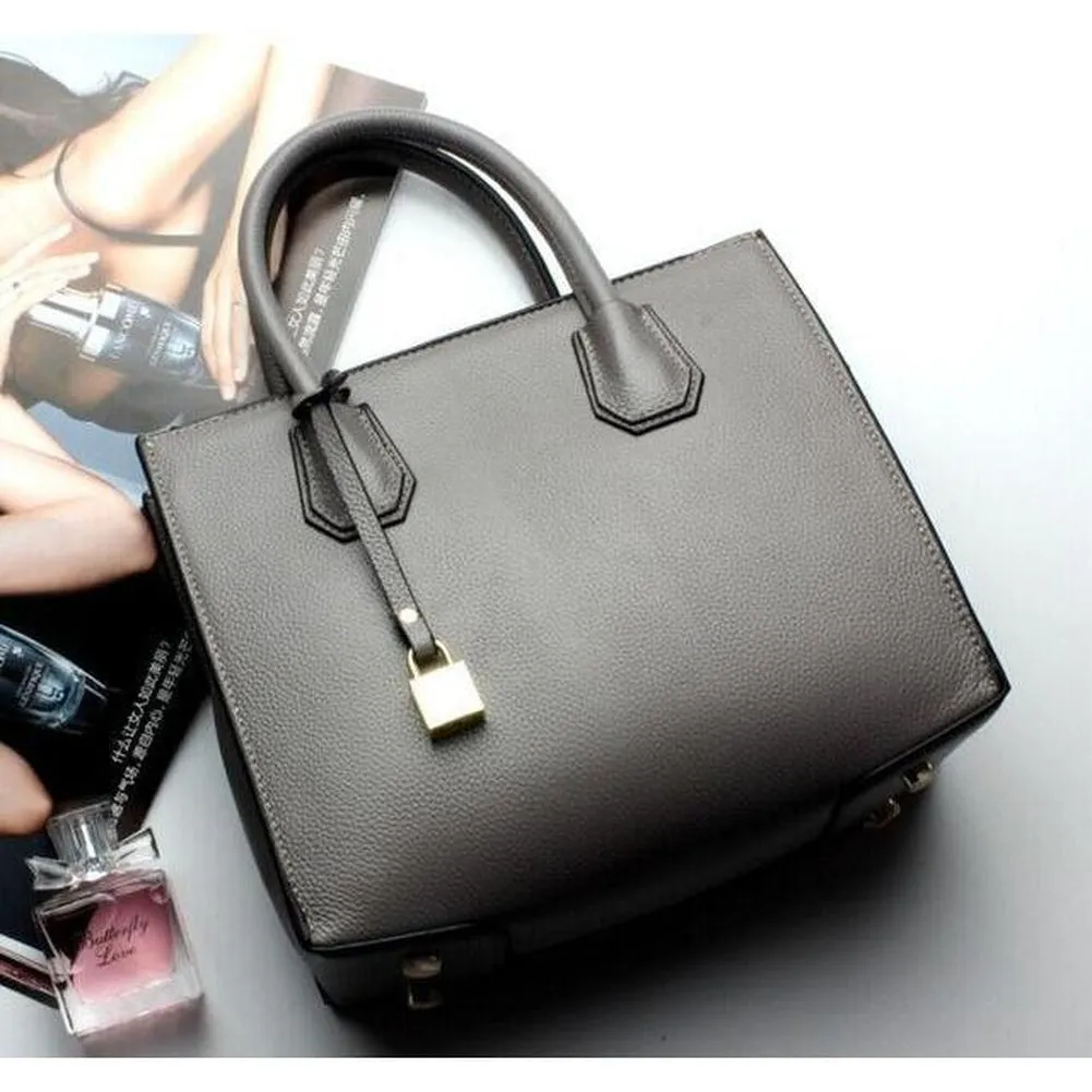 Top-Handle / Crossbody Bag  <br>Genuine-Leather