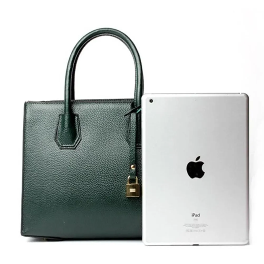 Top-Handle / Crossbody Bag  <br>Genuine-Leather