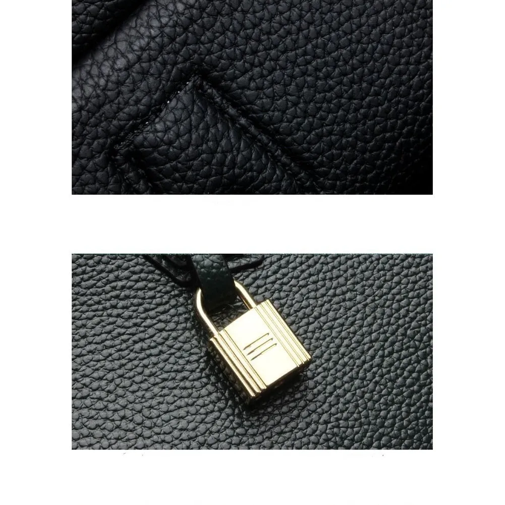 Top-Handle / Crossbody Bag  <br>Genuine-Leather