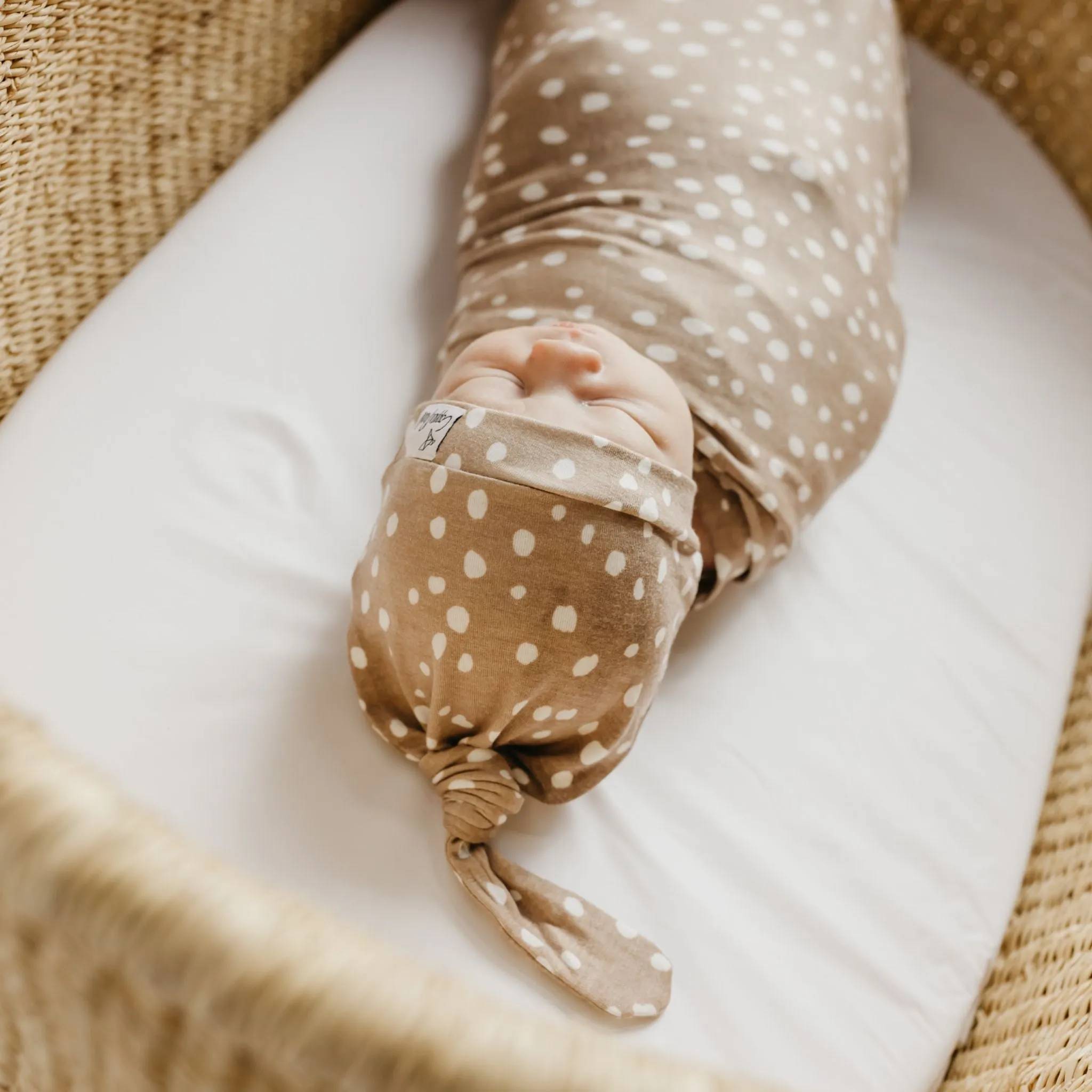 Top Knot Hat - Fawn