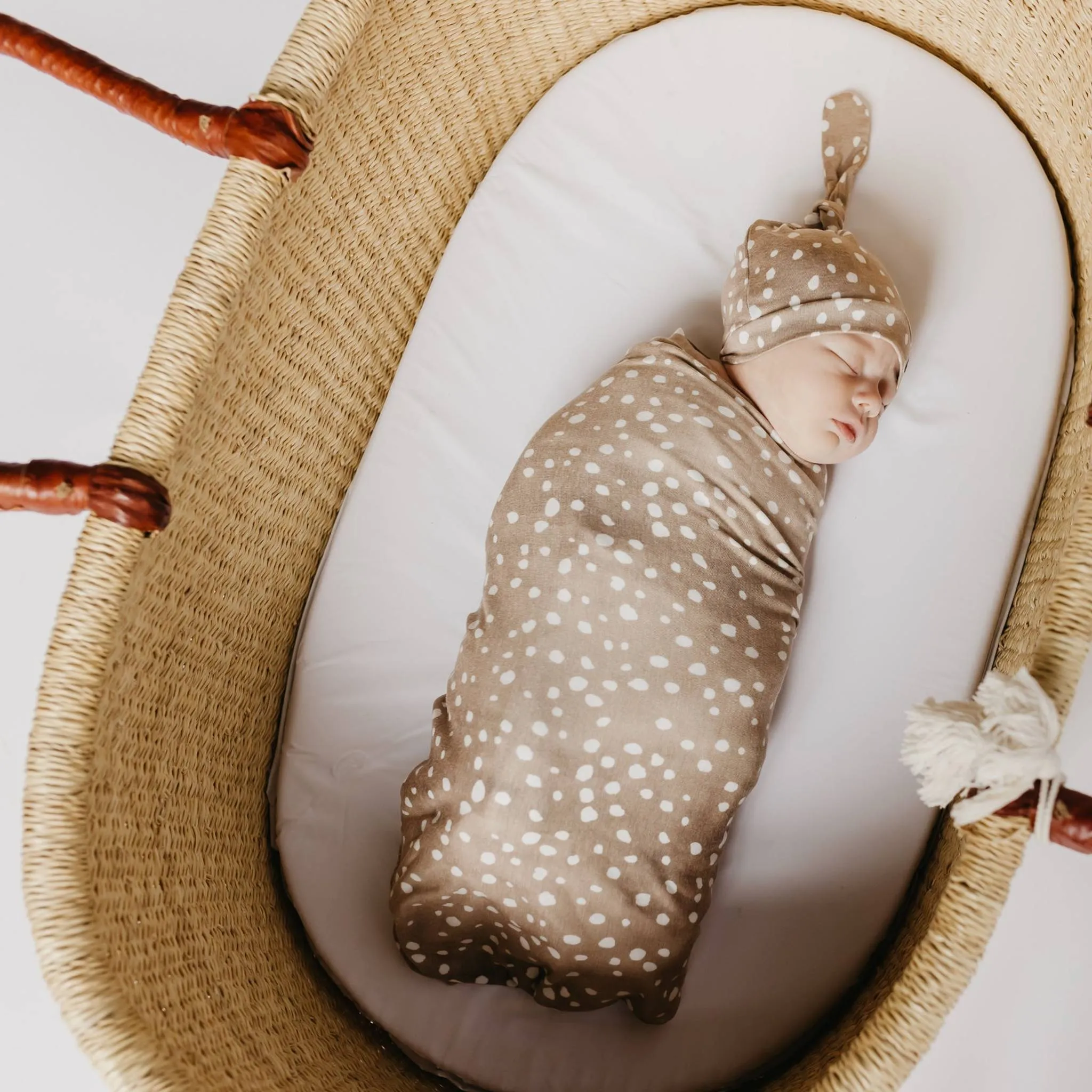 Top Knot Hat - Fawn