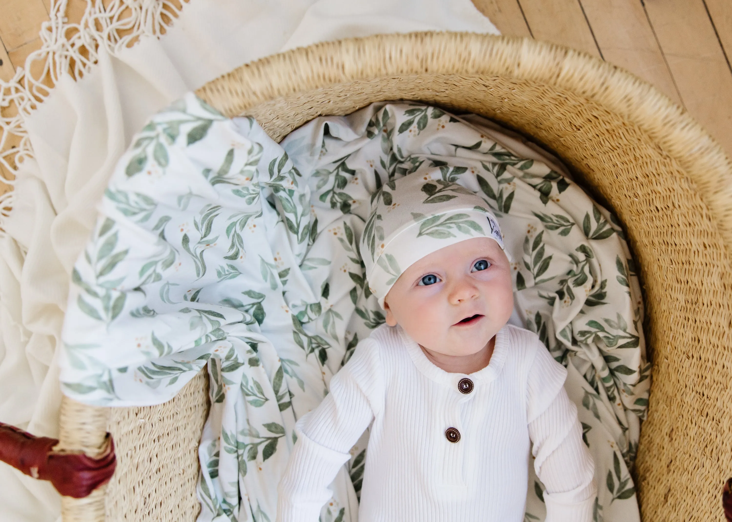 Top Knot Hat - Fern