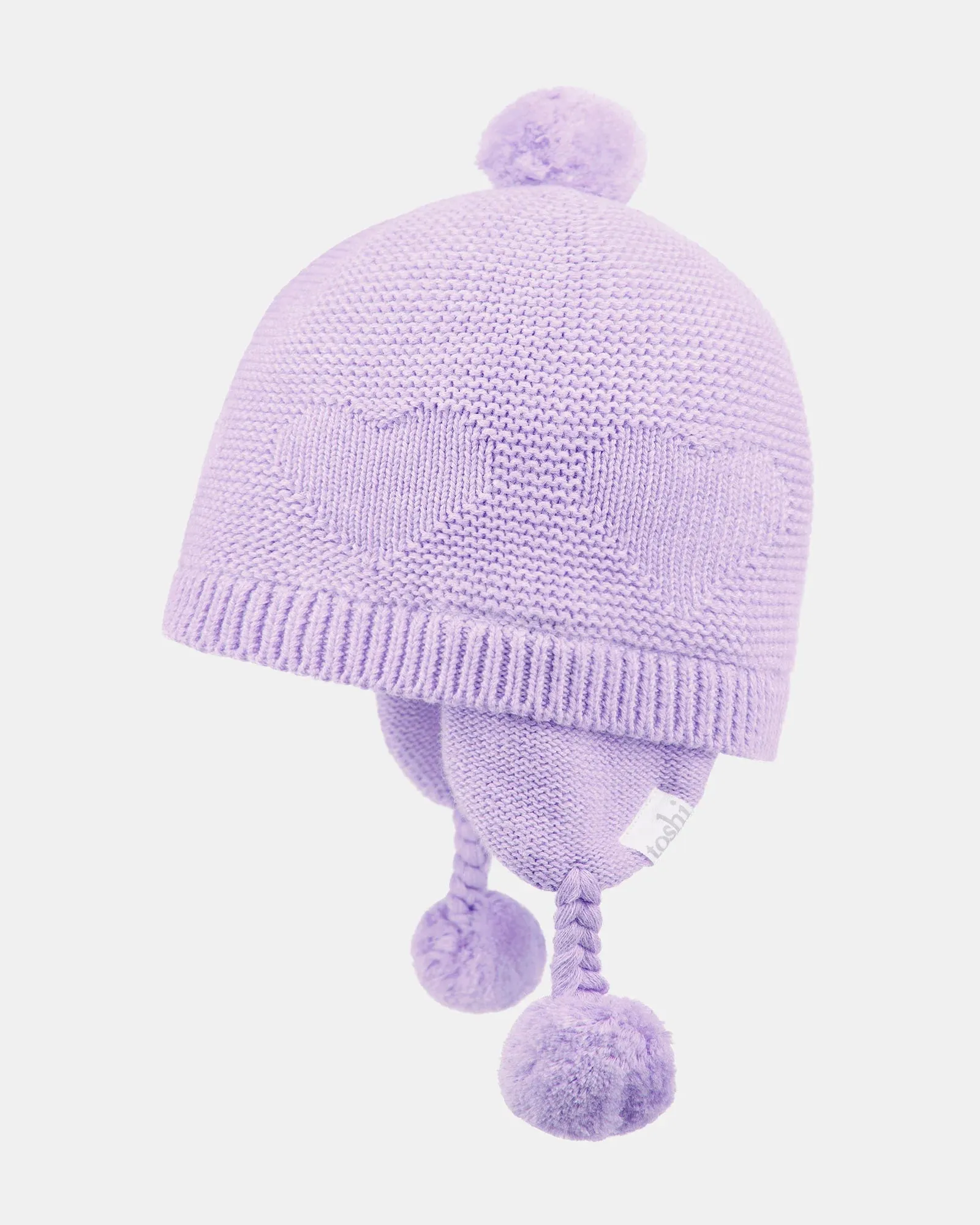 TOSHI ORGANIC EARMUFF HEART AMETHYST