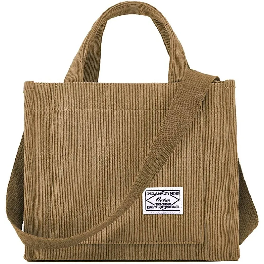 Tote Bag Women Small Satchel Bag Handbag Stylish Tote Handbag for Women Corduroy Hobo Bag Fashion Crossbody Bag Handbag Bag | Multiple Colors