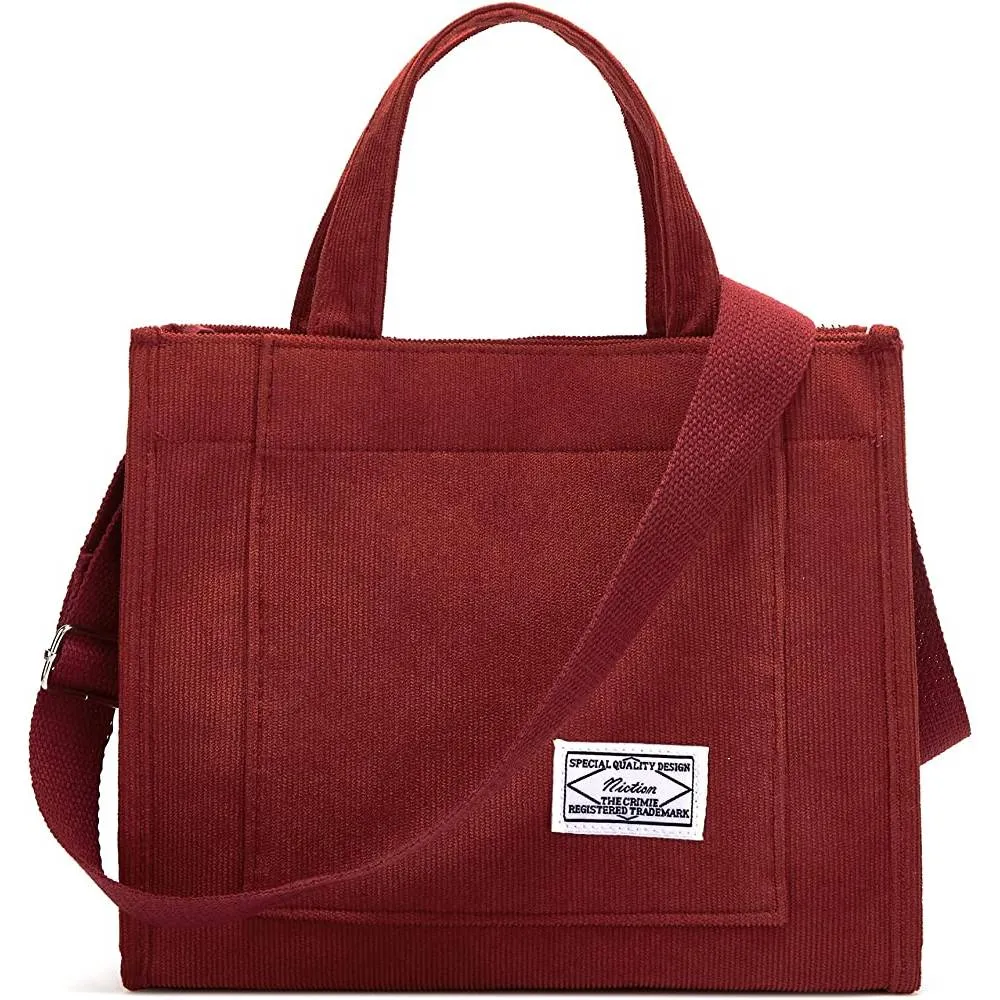 Tote Bag Women Small Satchel Bag Handbag Stylish Tote Handbag for Women Corduroy Hobo Bag Fashion Crossbody Bag Handbag Bag | Multiple Colors