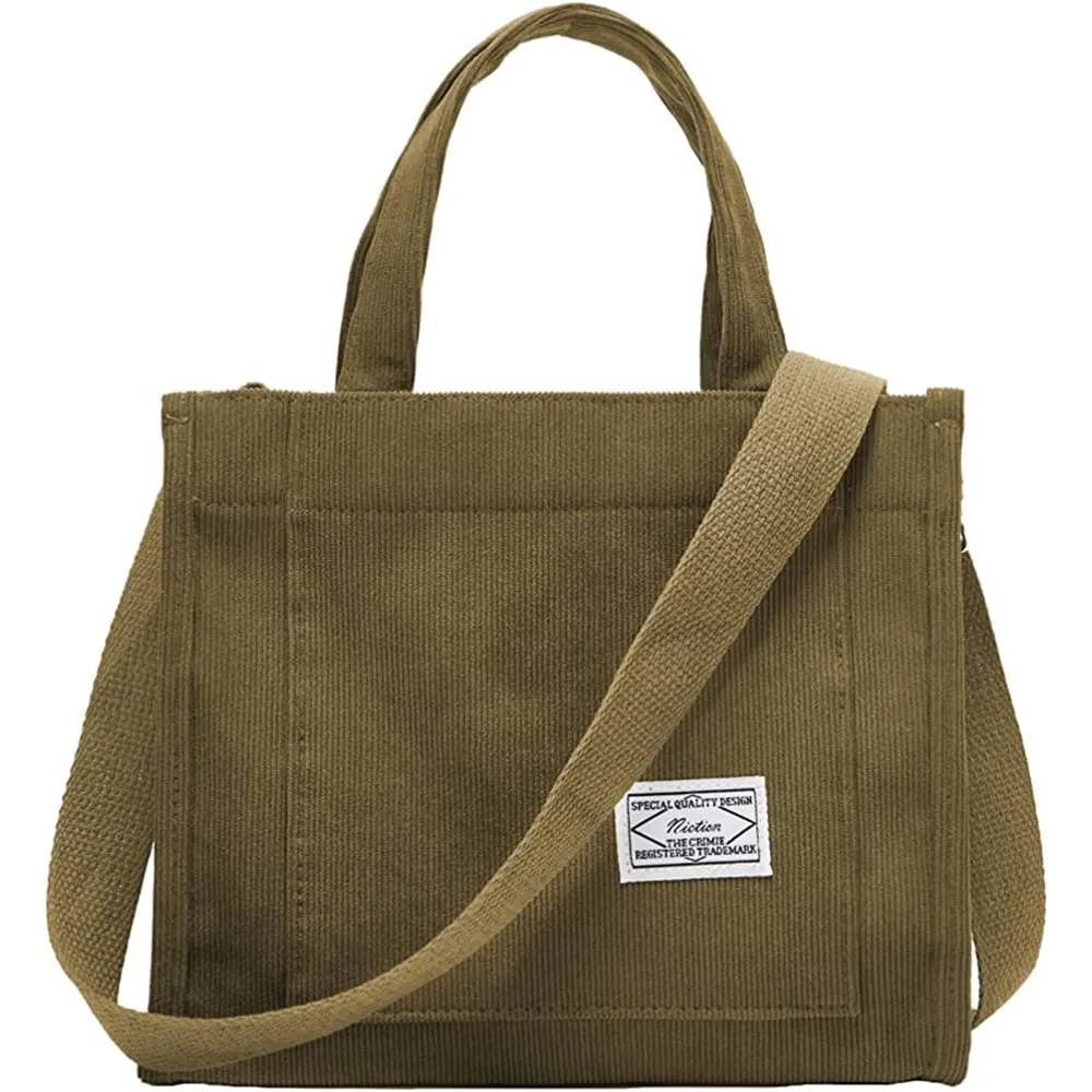 Tote Bag Women Small Satchel Bag Handbag Stylish Tote Handbag for Women Corduroy Hobo Bag Fashion Crossbody Bag Handbag Bag | Multiple Colors