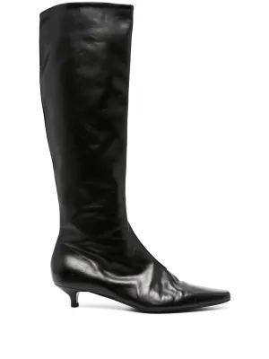 TOTEME The Slim 35mm knee-high boots