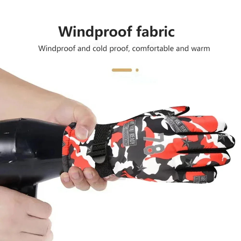 Touchscreen Anti Slip Ski Gloves