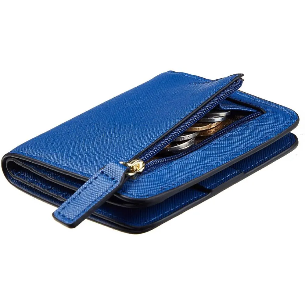 Toughergun Womens Rfid Blocking Small Compact Bifold Luxury Genuine Leather Pocket Wallet Ladies Mini Purse with ID Window | Multiple Colors and Sizes