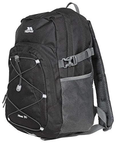 Trespass Albus Backpack/ Rucksack - Black, 30 Litres