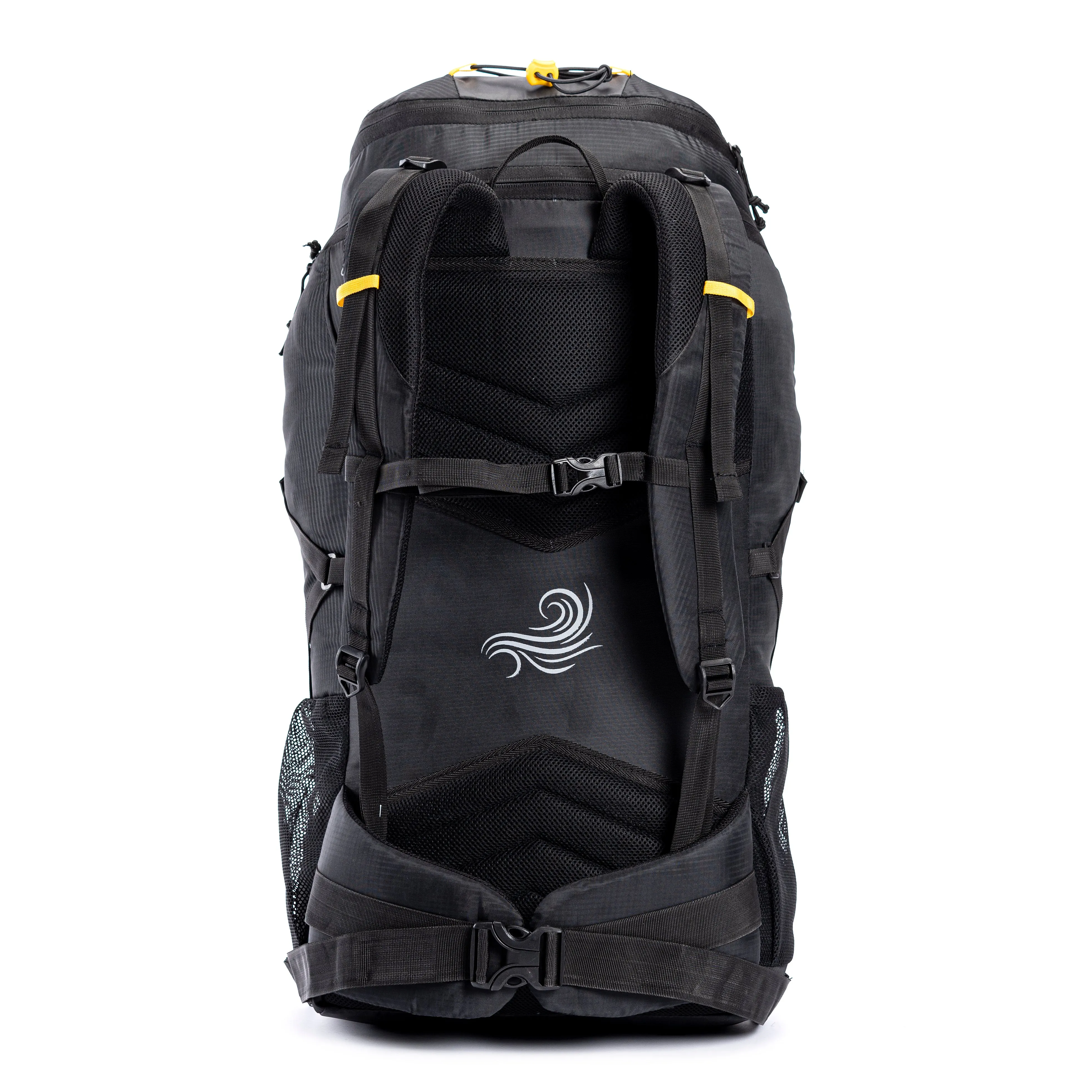 Tripole Air Trekking and Travel Rucksack with Rain Cover and Laptop Sleeve | 3 Year Warranty | Green Jacquard | 62 Litres