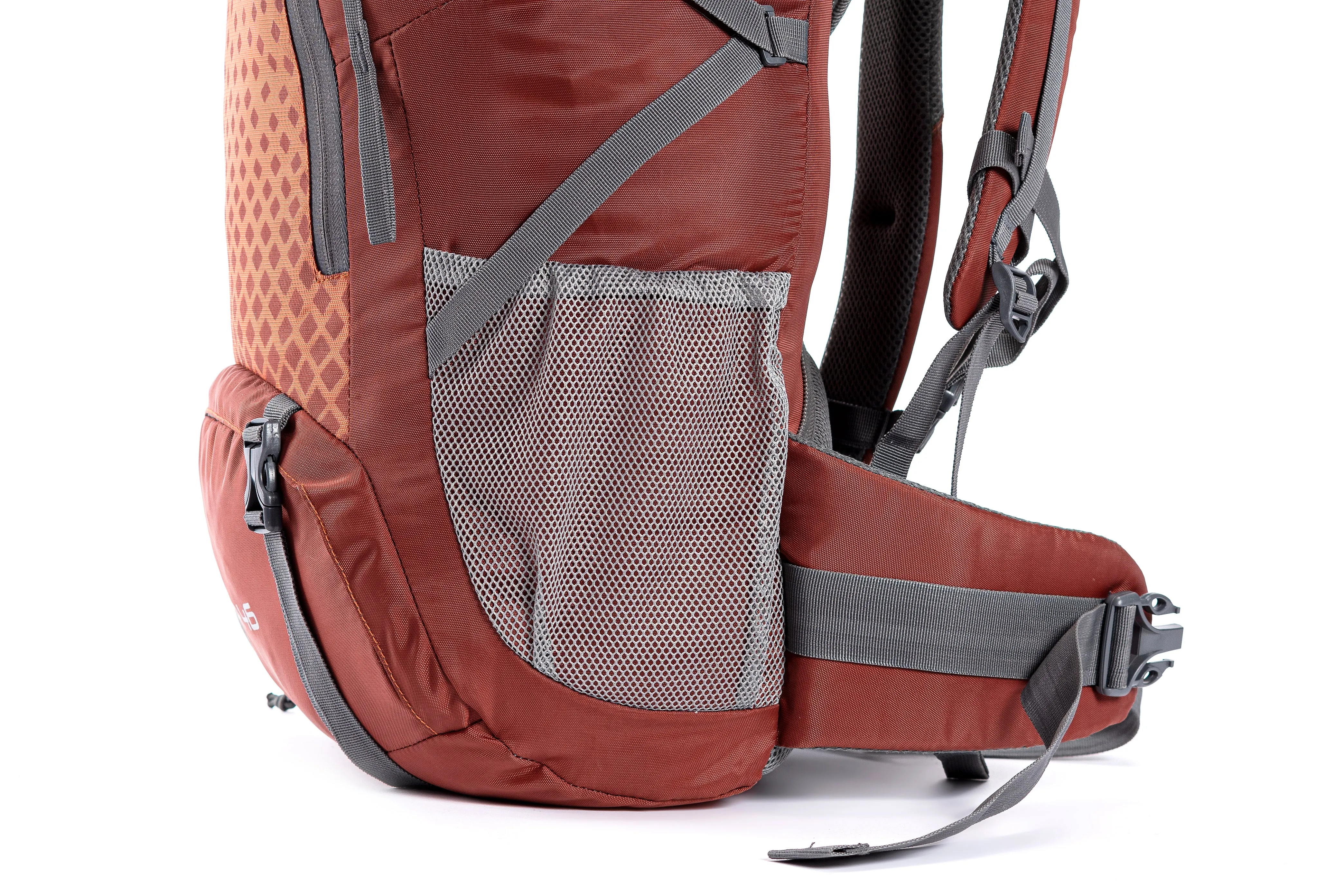 Tripole Air Trekking and Travel Rucksack with Rain Cover and Laptop Sleeve | 3 Year Warranty | Green Jacquard | 62 Litres