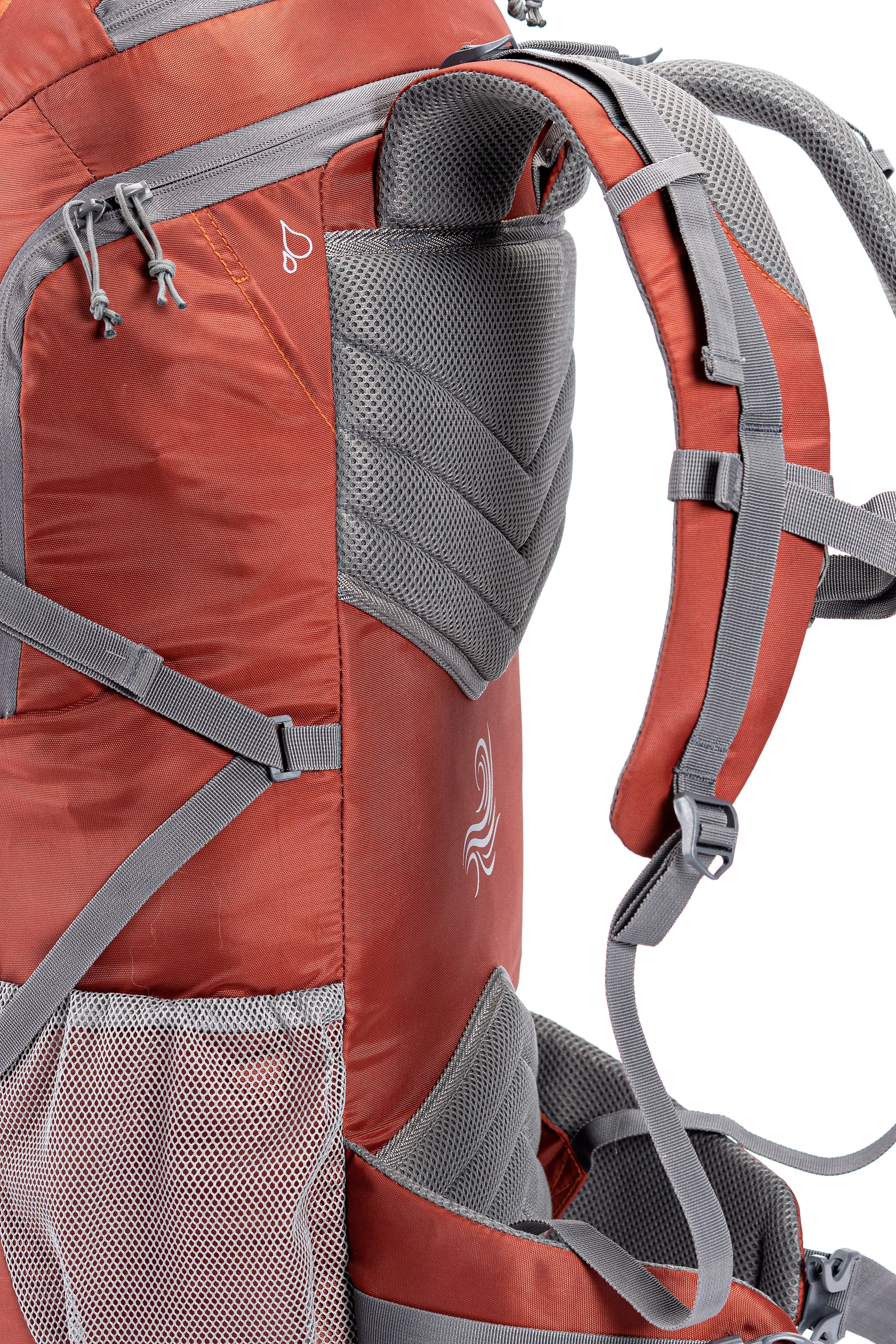 Tripole Air Trekking and Travel Rucksack with Rain Cover and Laptop Sleeve | 3 Year Warranty | Green Jacquard | 62 Litres
