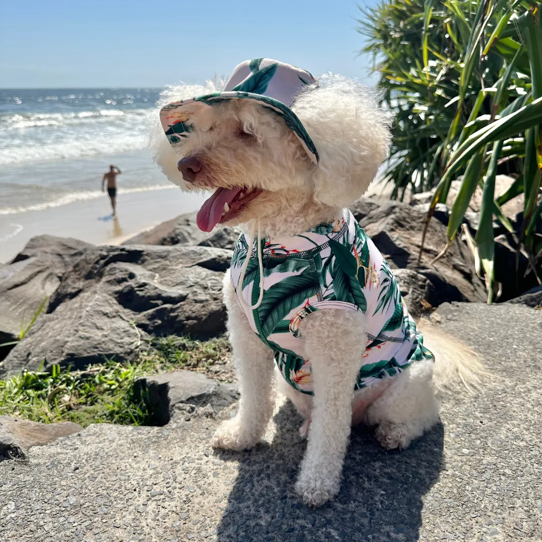 Tropical Paradise Dog Bucket Hat