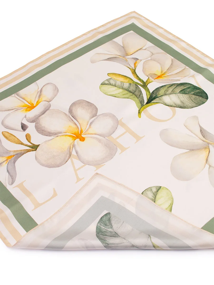 Tropical Print Silk Scarves (4 pack)