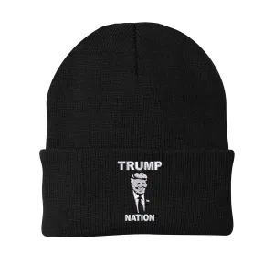 Trump Nation Embroidered Beanie (AM25)