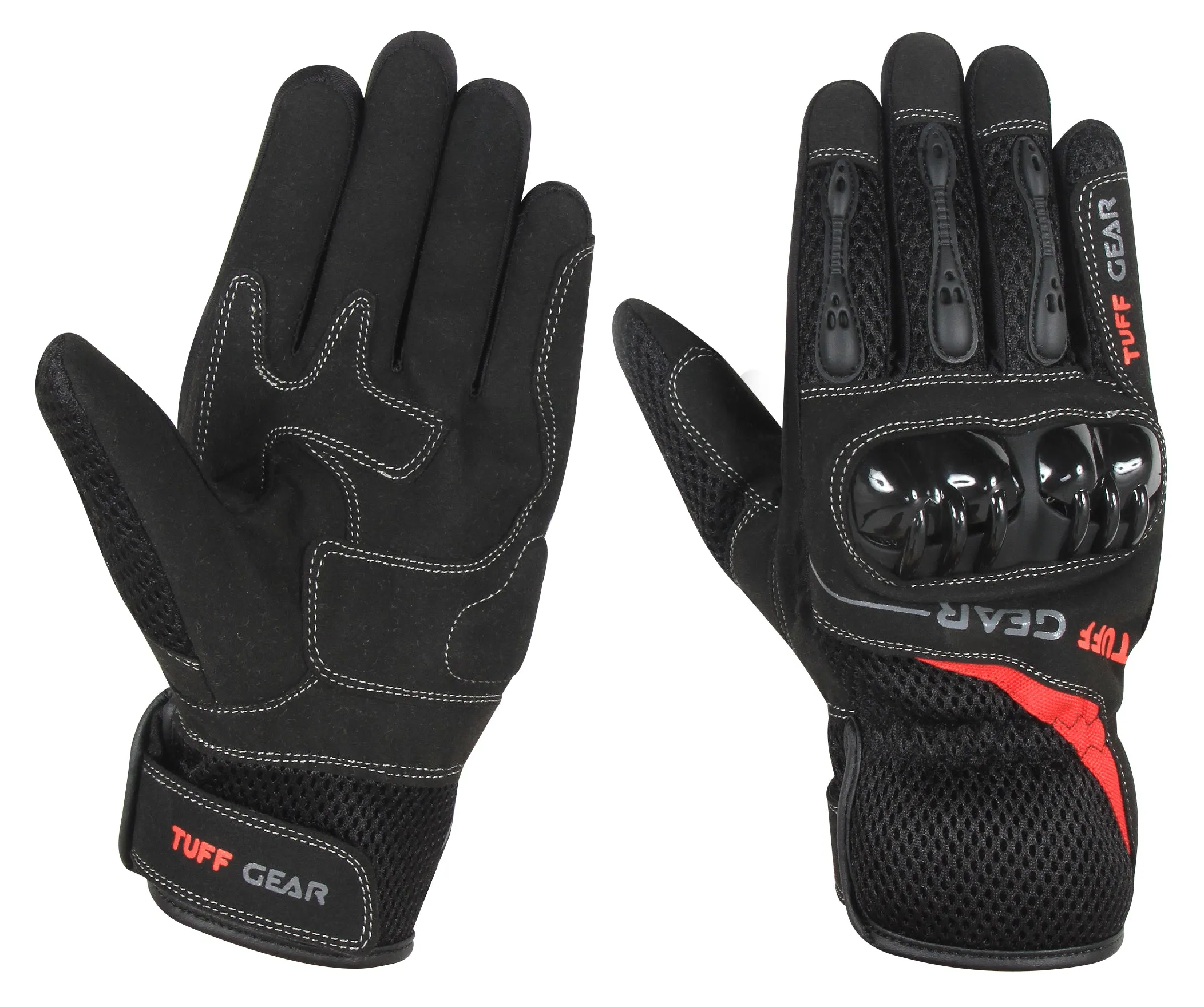 Tuff Gear Motorcycle/Motorbike Summer Gloves - Air Mesh