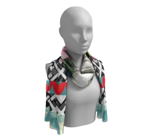 Two Cranes Scarf III
