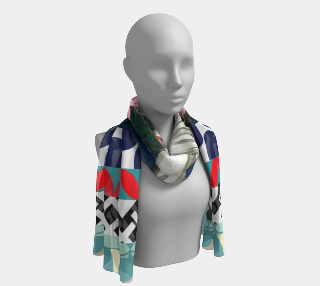 Two Cranes Scarf III