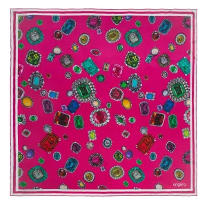 Ungaro UFL018Q-Silk scarf Perla Fushia